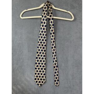 Alynn Vintage Silk Tie Golf Design 3.5" Wide USA